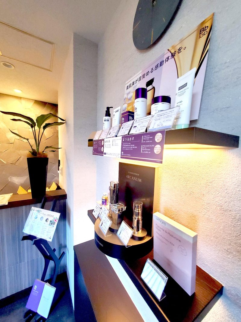 店頭の商品棚